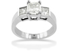 1.65 Carat Radiant Princess Diamond Engagement Ring
