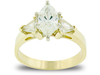 Marquise Trillium Diamond Engagement Ring