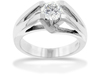 0.65 Carat Round Diamond Solitaire Engagement Ring