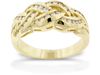 Round Channel Diamond Anniversary Ring