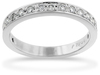Pave Round Diamond Anniversary Band