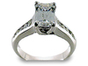 Emerald Round Diamond Engagement Ring