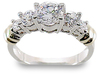 1.35 Carat Round Cut Diamond Engagement Ring