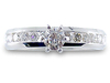 1.38 Carat Round Channel Diamond Engagement Ring