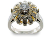1.02 Carat Round Pave Diamond Engagement Ring