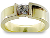 0.60 Carat Round Brilliant Cut Suspension Diamond Engagement Ring
