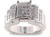 2.50 Carat Princess Invisible Illusion Diamond Engagement Ring