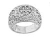 Pave Round Diamond Anniversary Ring