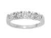 Round Prong Five Stone Anniversary Ring