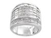 Baguette Invisible Channel Diamond Anniversary Ring